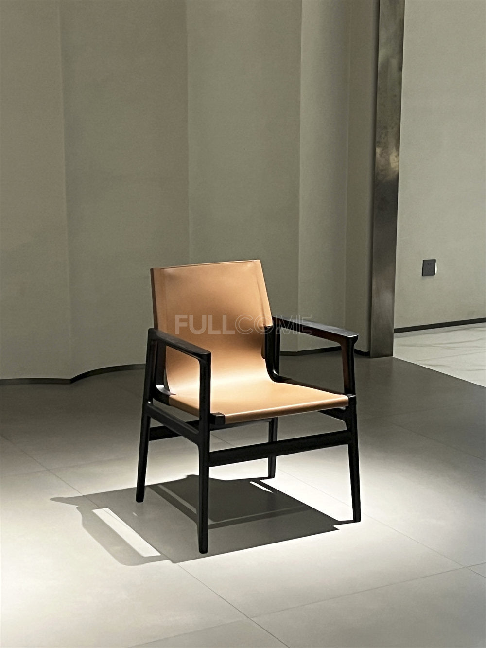 The Tan Sling Lounge Chair