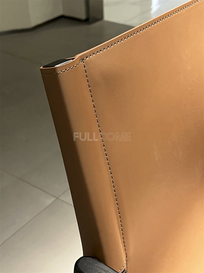 The Tan Sling Lounge Chair