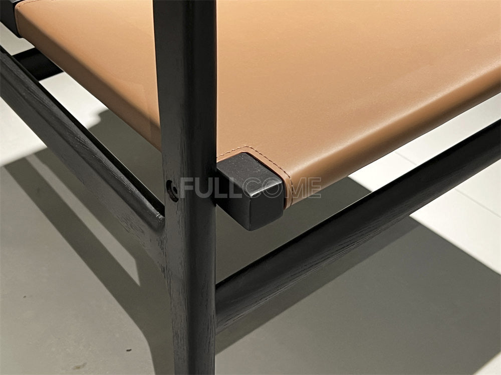 The Tan Sling Lounge Chair