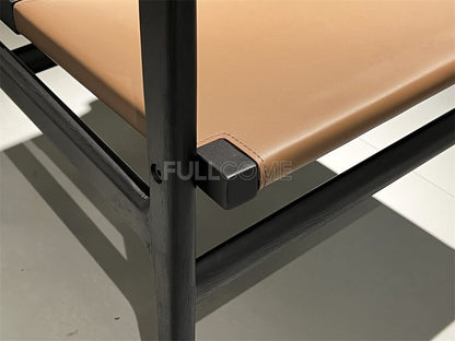 The Tan Sling Lounge Chair
