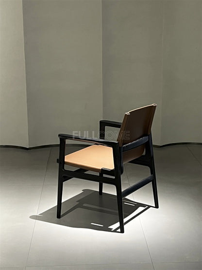 The Tan Sling Lounge Chair