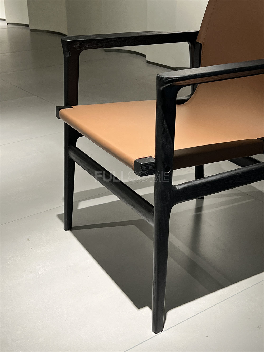 The Tan Sling Lounge Chair