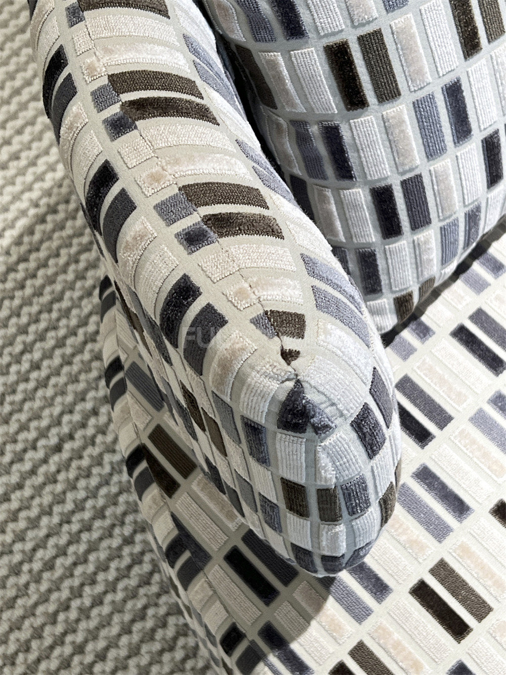 The Check Weave Swivel Chair