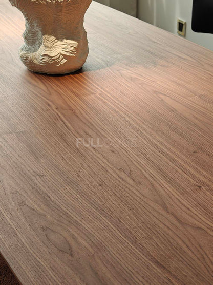 The Reeded Slab Dining Table