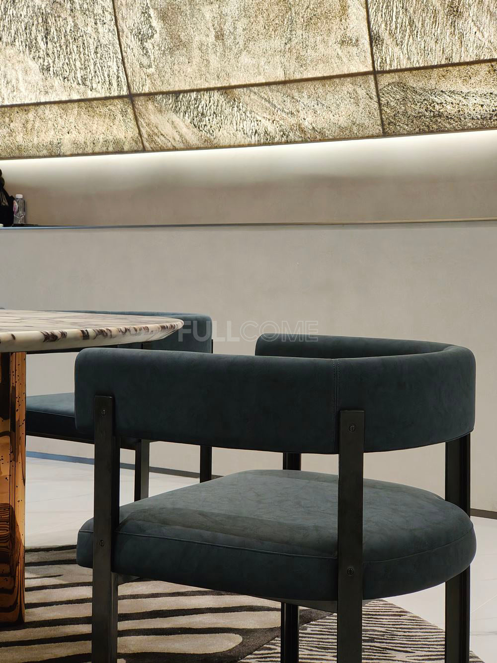 The Barrel Rail Dining Chair