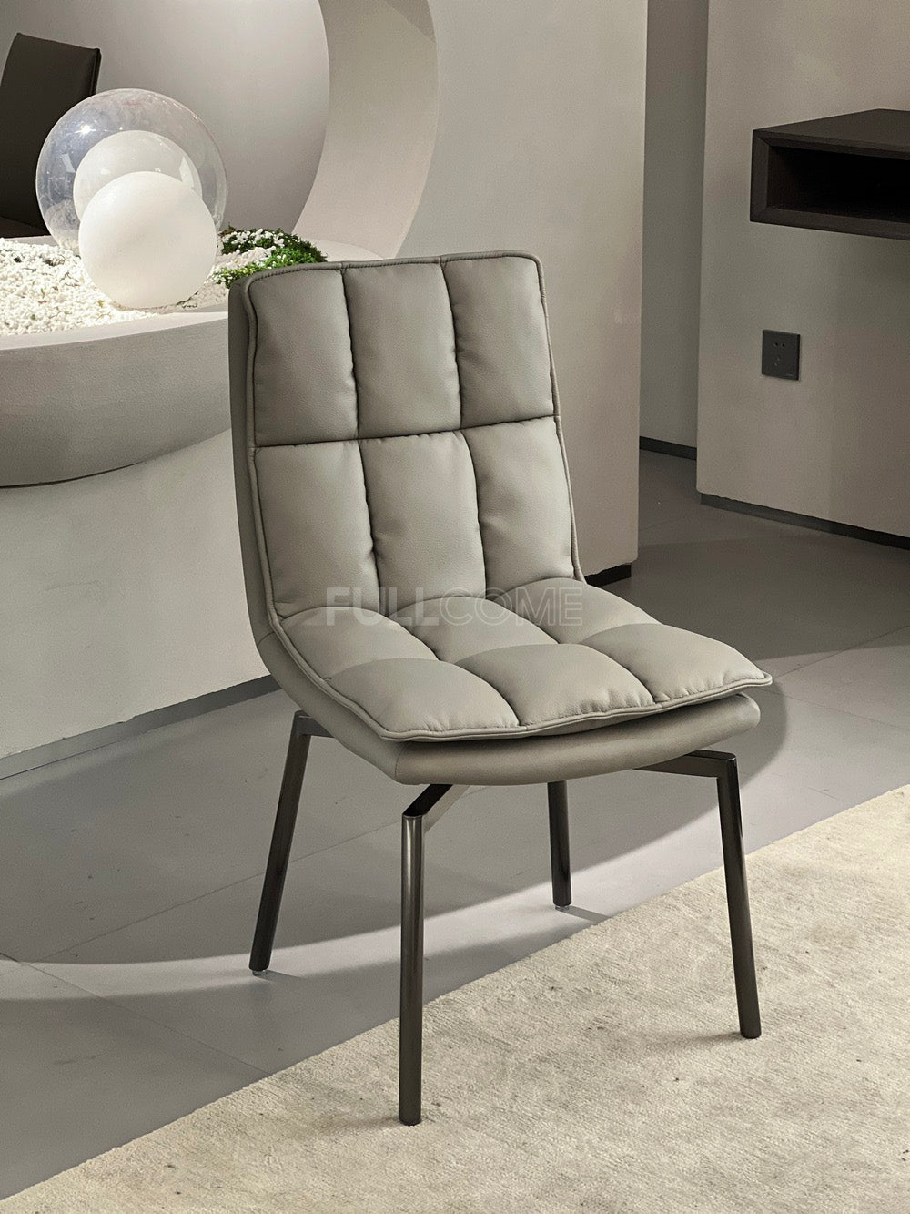 The Grid Stitch Dining Chair