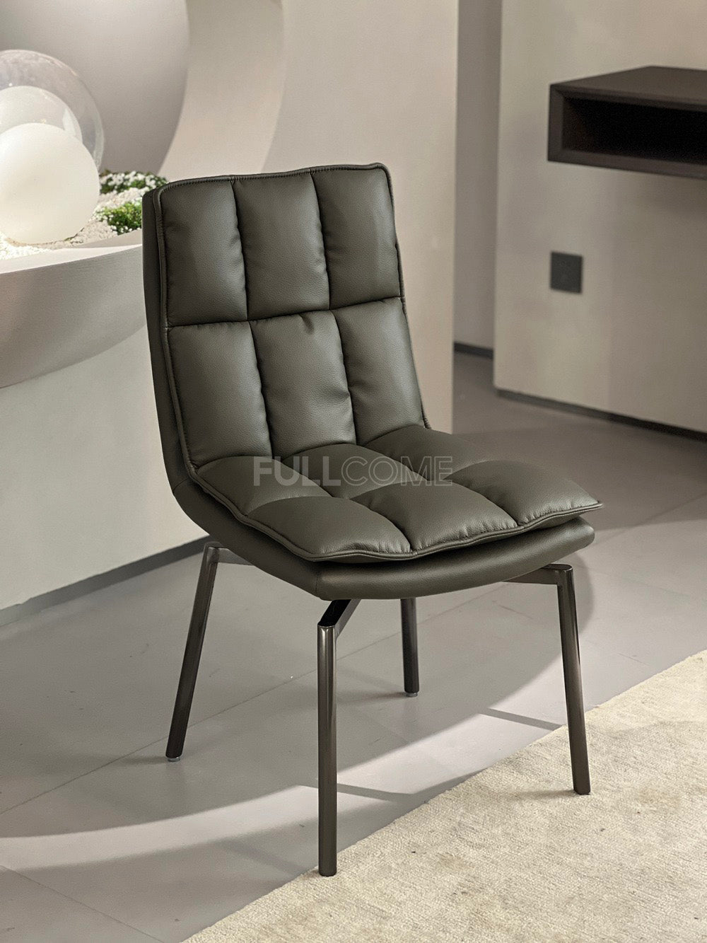 The Grid Stitch Dining Chair