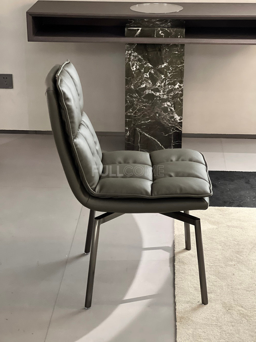 The Grid Stitch Dining Chair