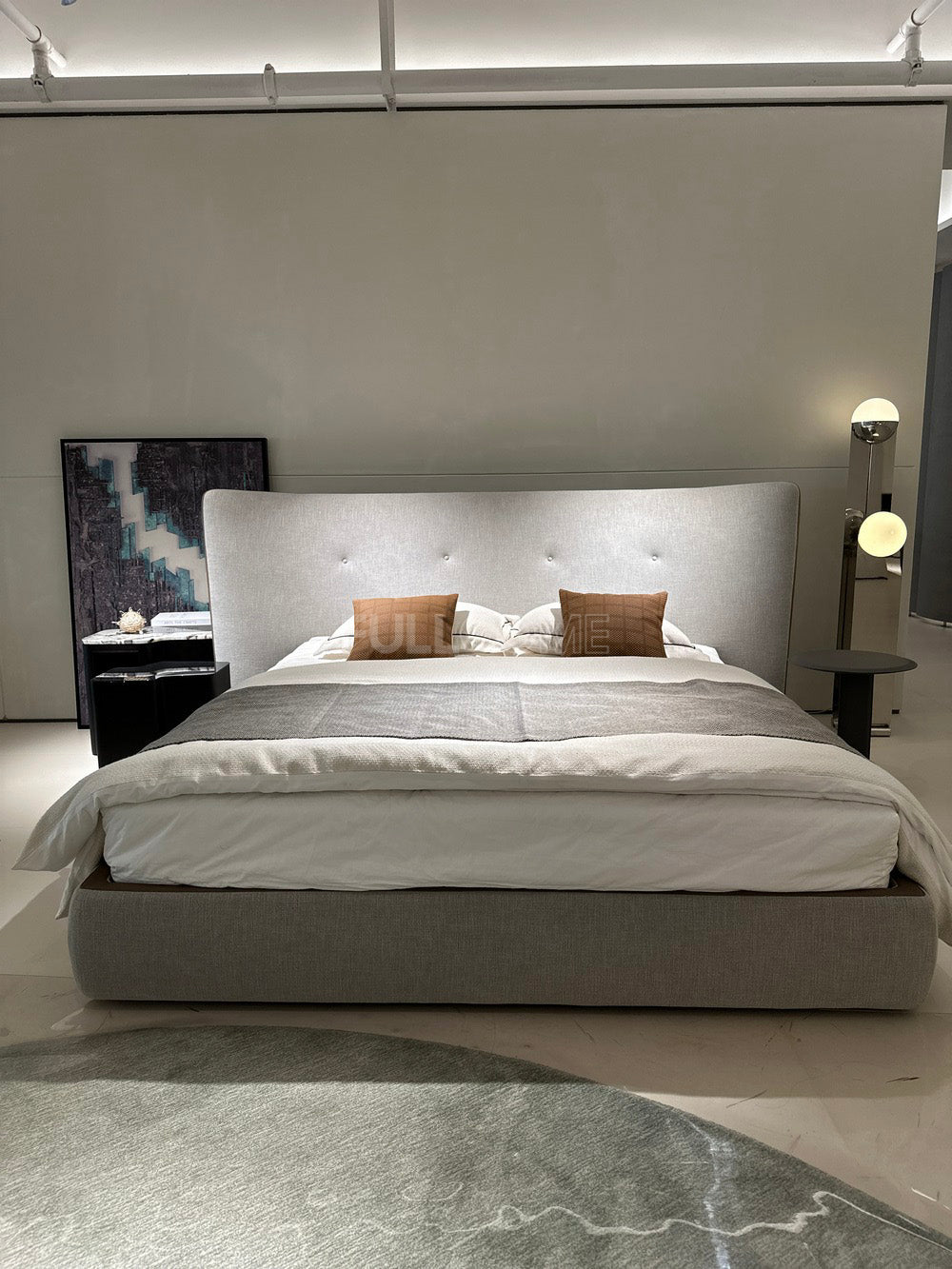 The Swept Wing Button Bed