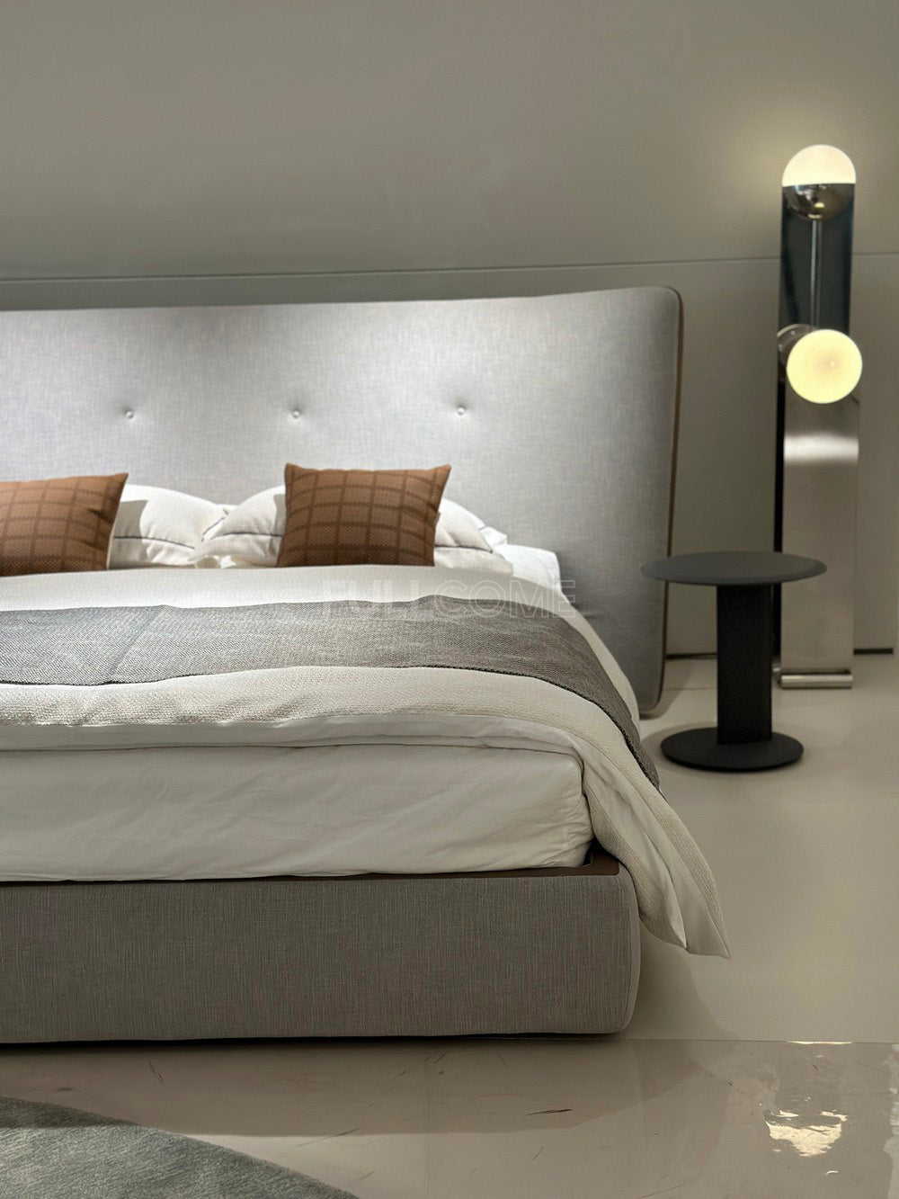 The Swept Wing Button Bed