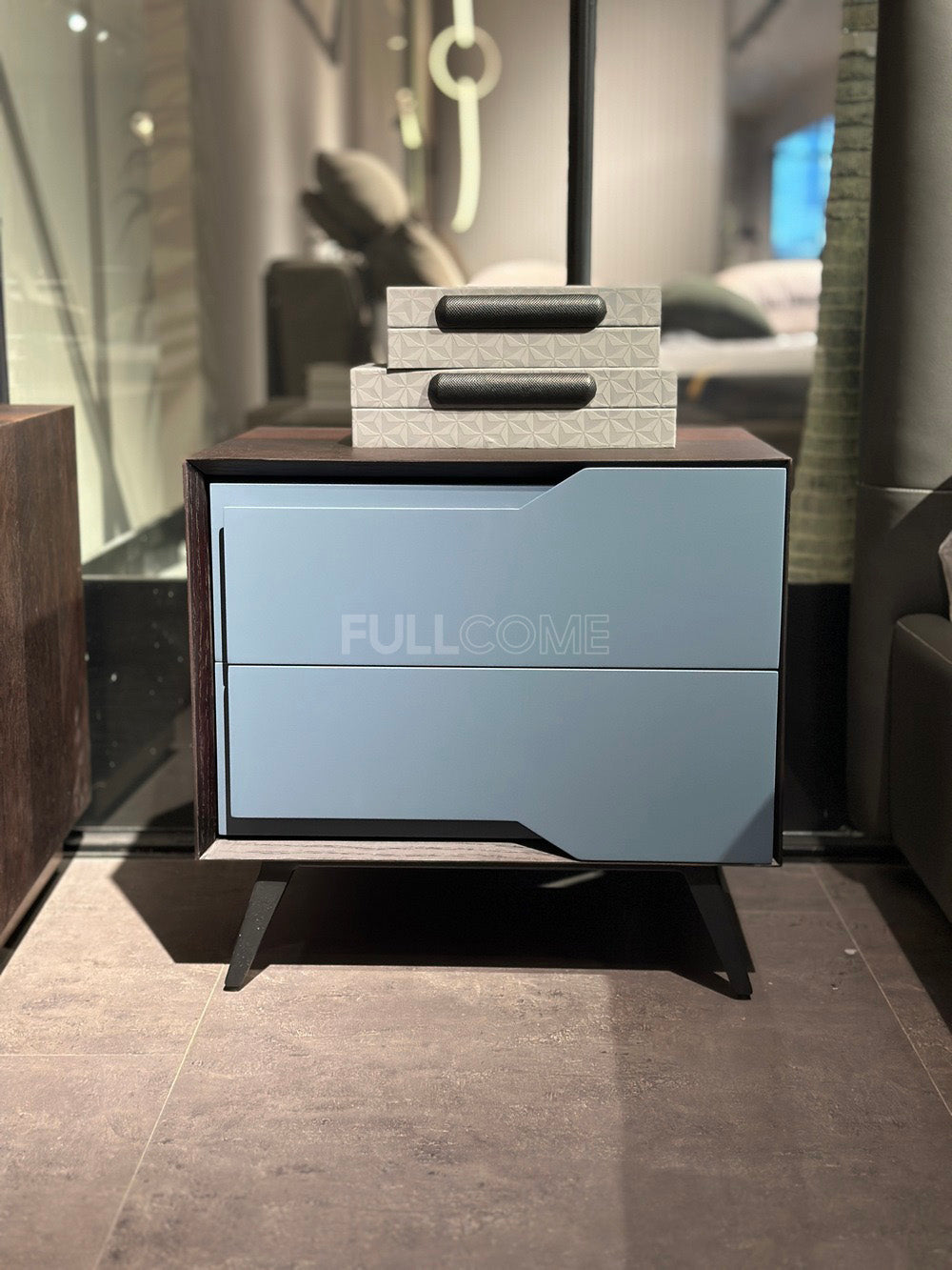 The Angled Notch Nightstand