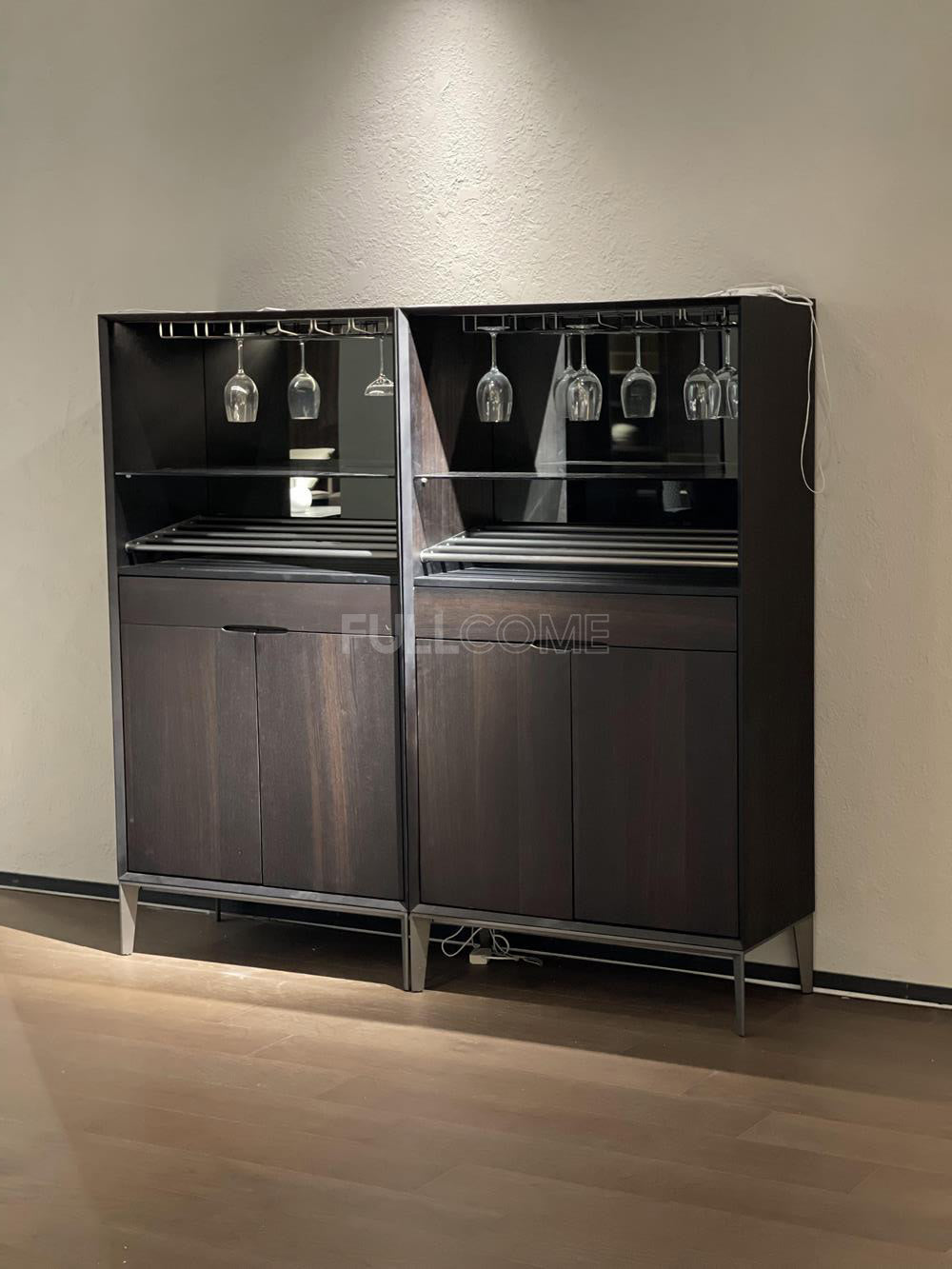 The Mirror-Back Wine Cabinet