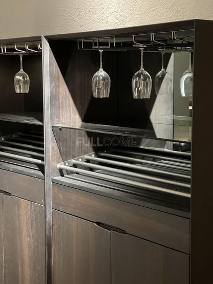 The Mirror-Back Wine Cabinet