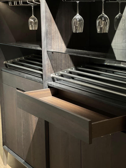 The Mirror-Back Wine Cabinet