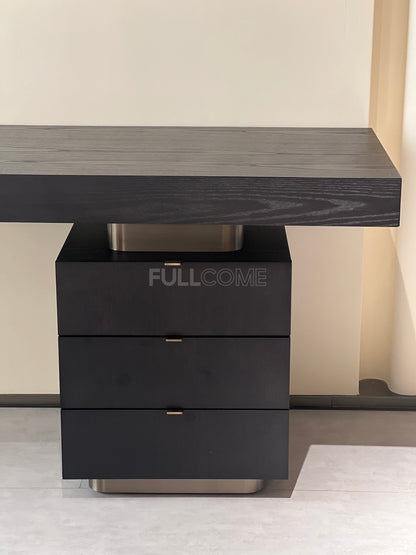The Open Grain Pedestal Desk