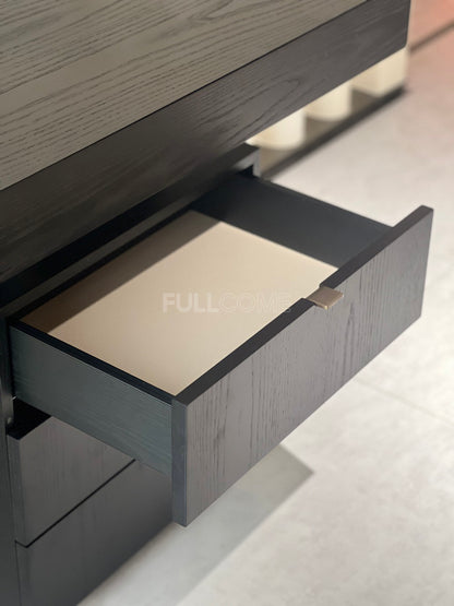 The Open Grain Pedestal Desk