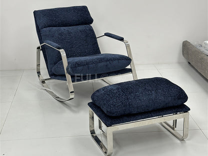 The Flat Bar Sled Lounge Chair