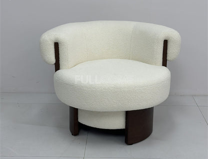 The Crescent Boucle Chair