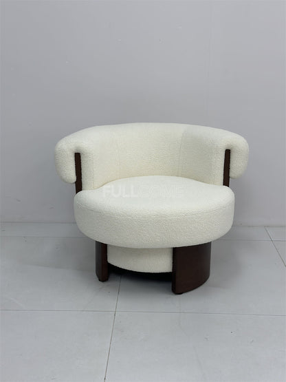 The Crescent Boucle Chair