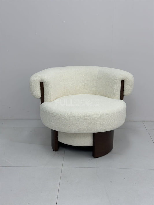 The Crescent Boucle Chair