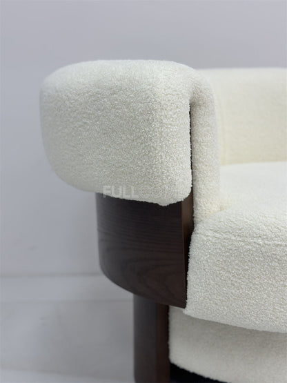 The Crescent Boucle Chair