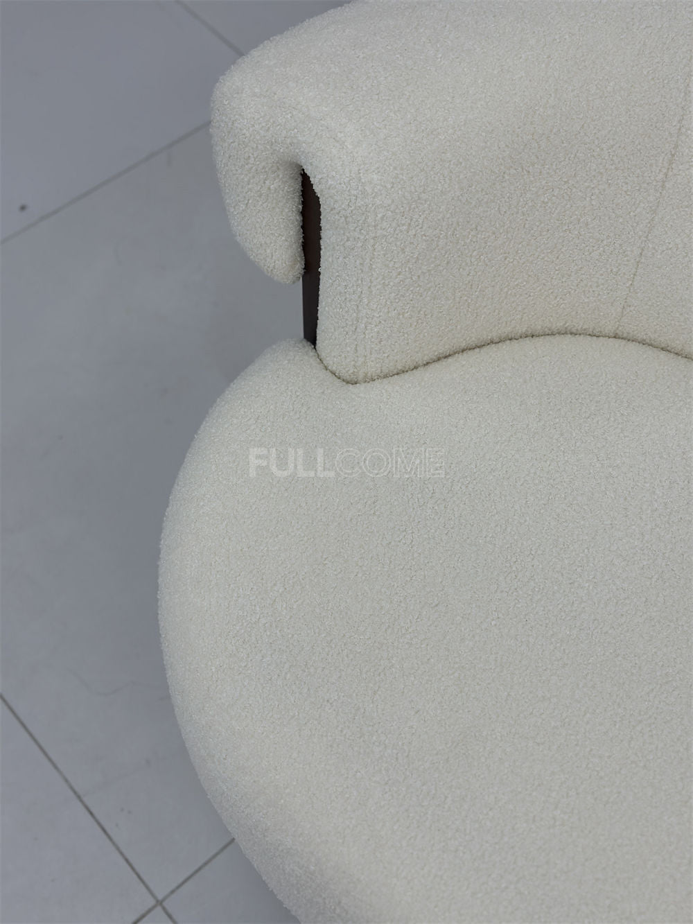 The Crescent Boucle Chair