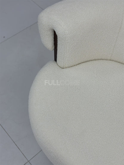 The Crescent Boucle Chair