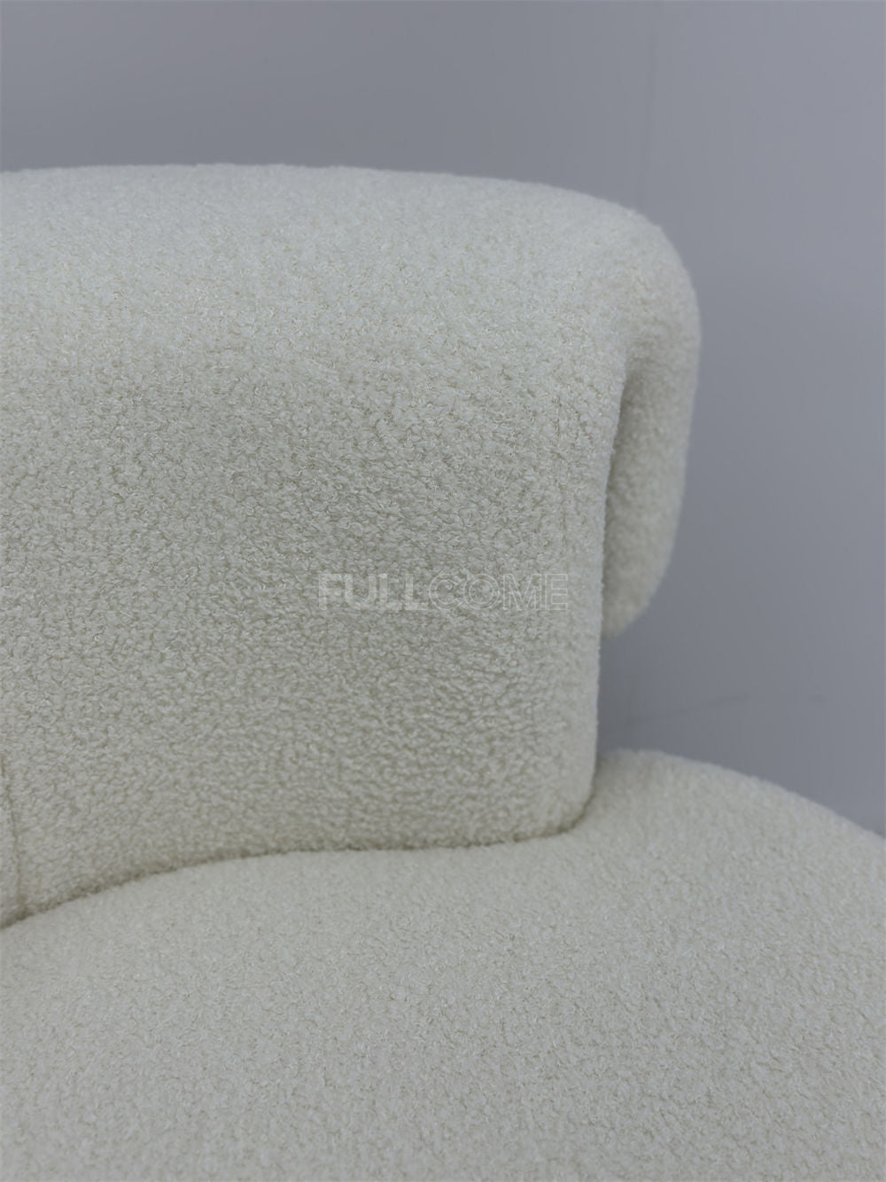 The Crescent Boucle Chair