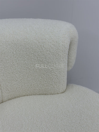 The Crescent Boucle Chair