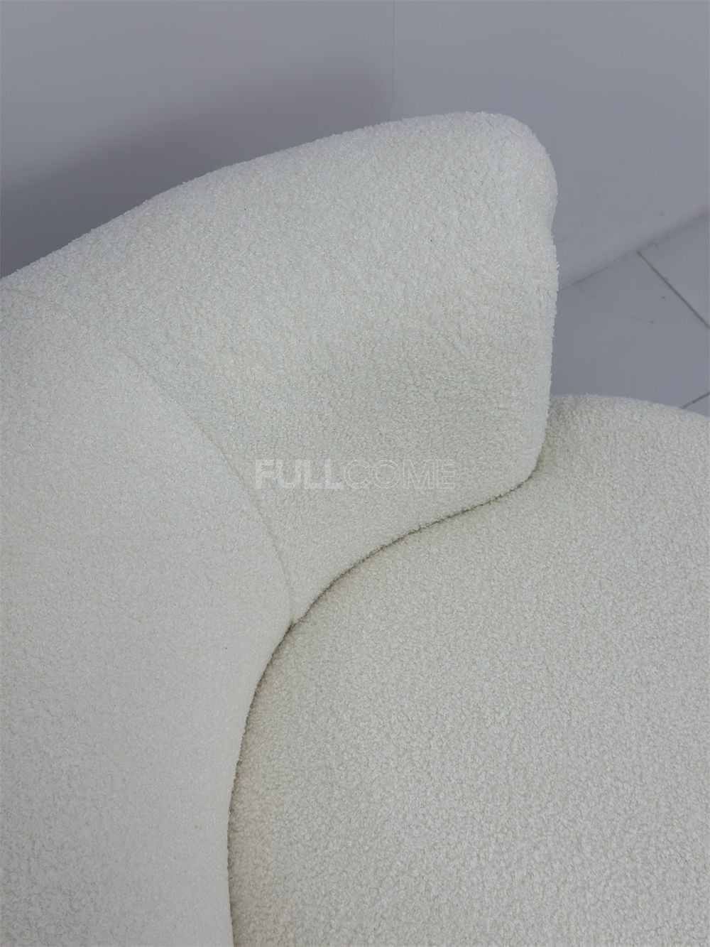 The Crescent Boucle Chair