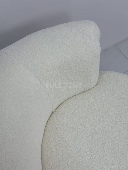 The Crescent Boucle Chair