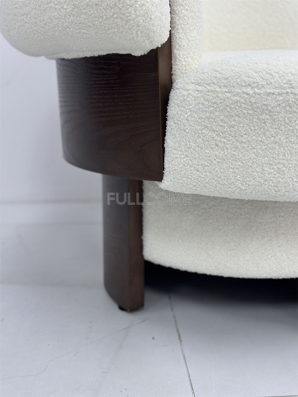 The Crescent Boucle Chair