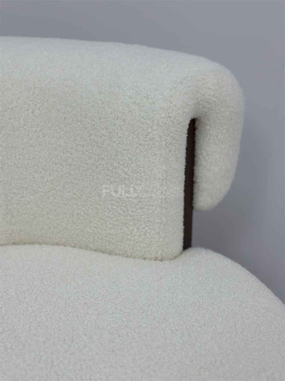 The Crescent Boucle Chair
