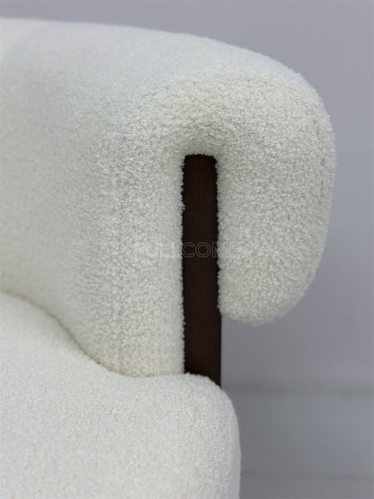 The Crescent Boucle Chair