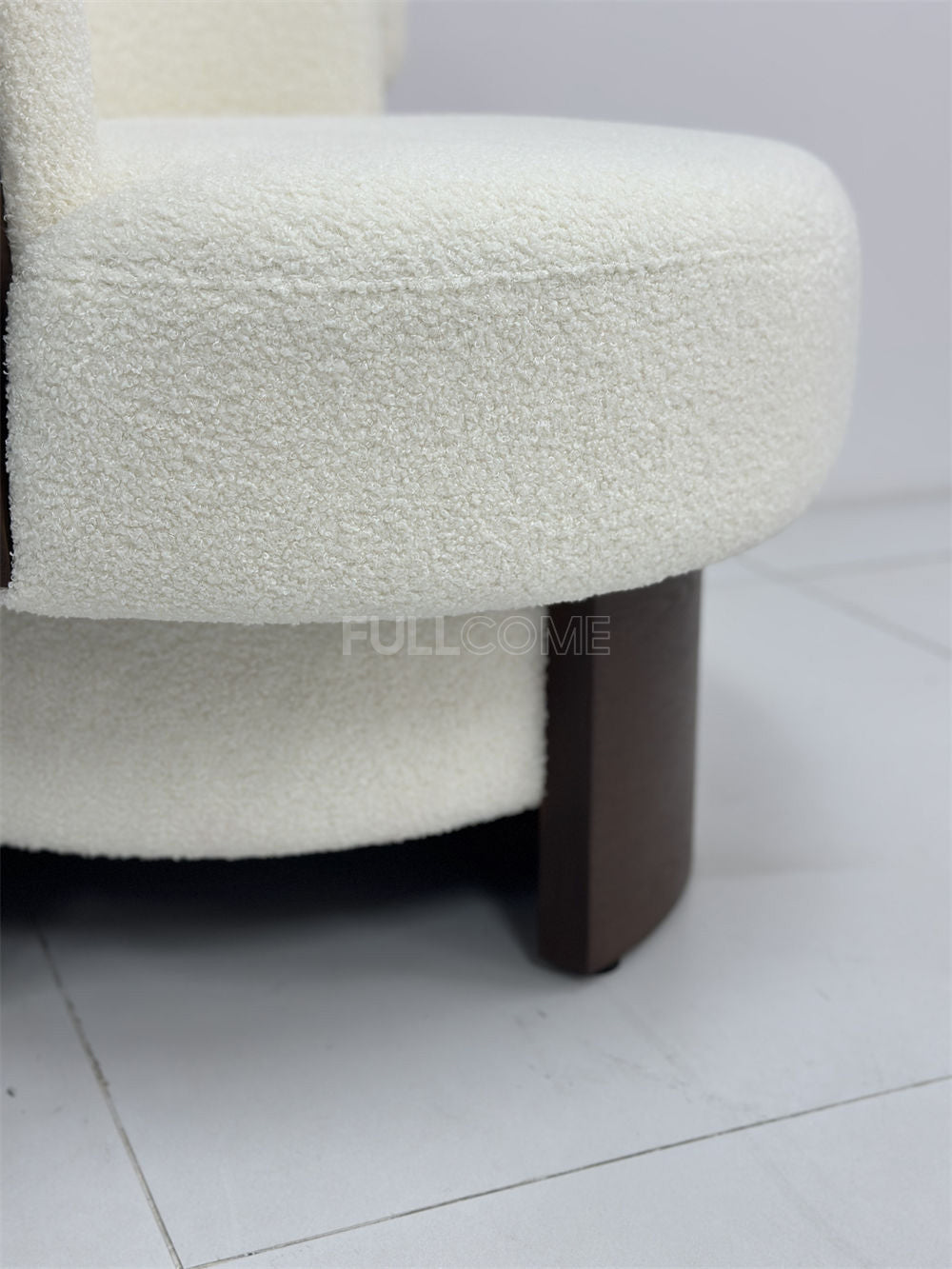 The Crescent Boucle Chair