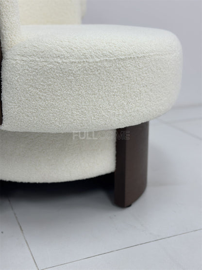 The Crescent Boucle Chair