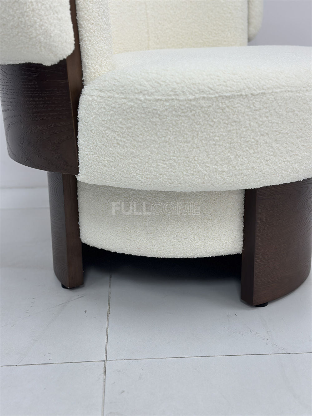 The Crescent Boucle Chair