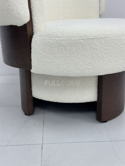 The Crescent Boucle Chair