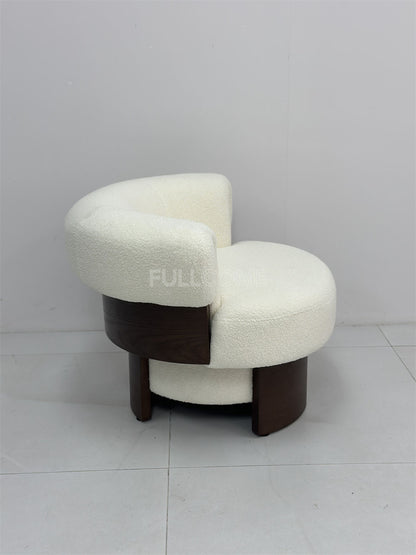 The Crescent Boucle Chair
