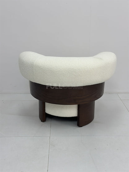The Crescent Boucle Chair