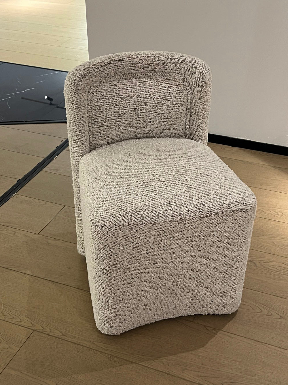 The Boucle Vanity Stool