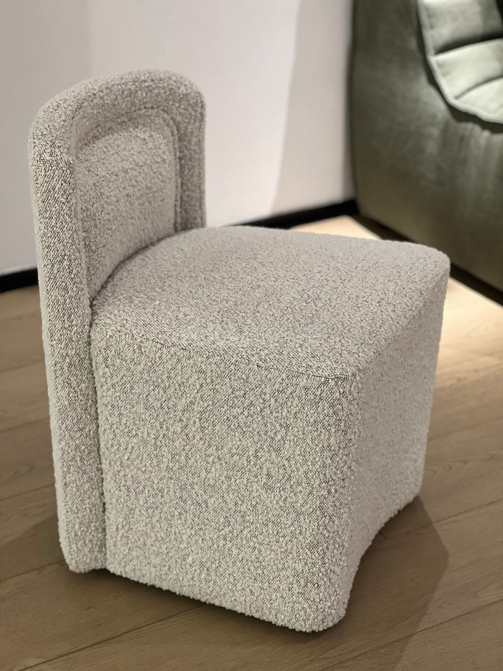 The Boucle Vanity Stool