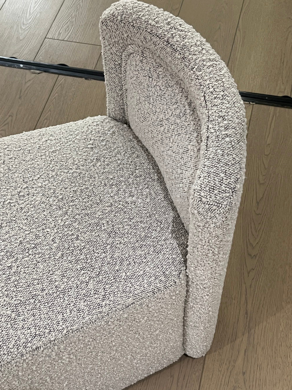 The Boucle Vanity Stool