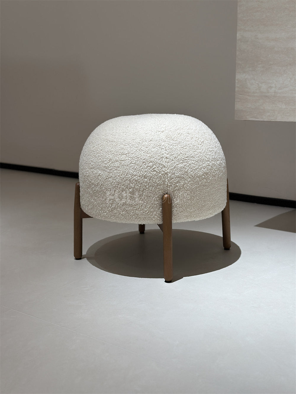 The Boucle Dome Stool