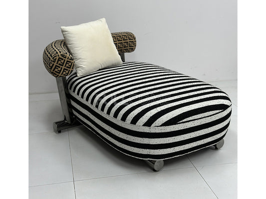 The Striped Bolster Chaise