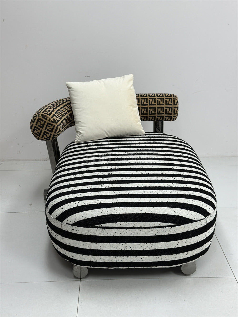 The Striped Bolster Chaise