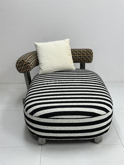 The Striped Bolster Chaise