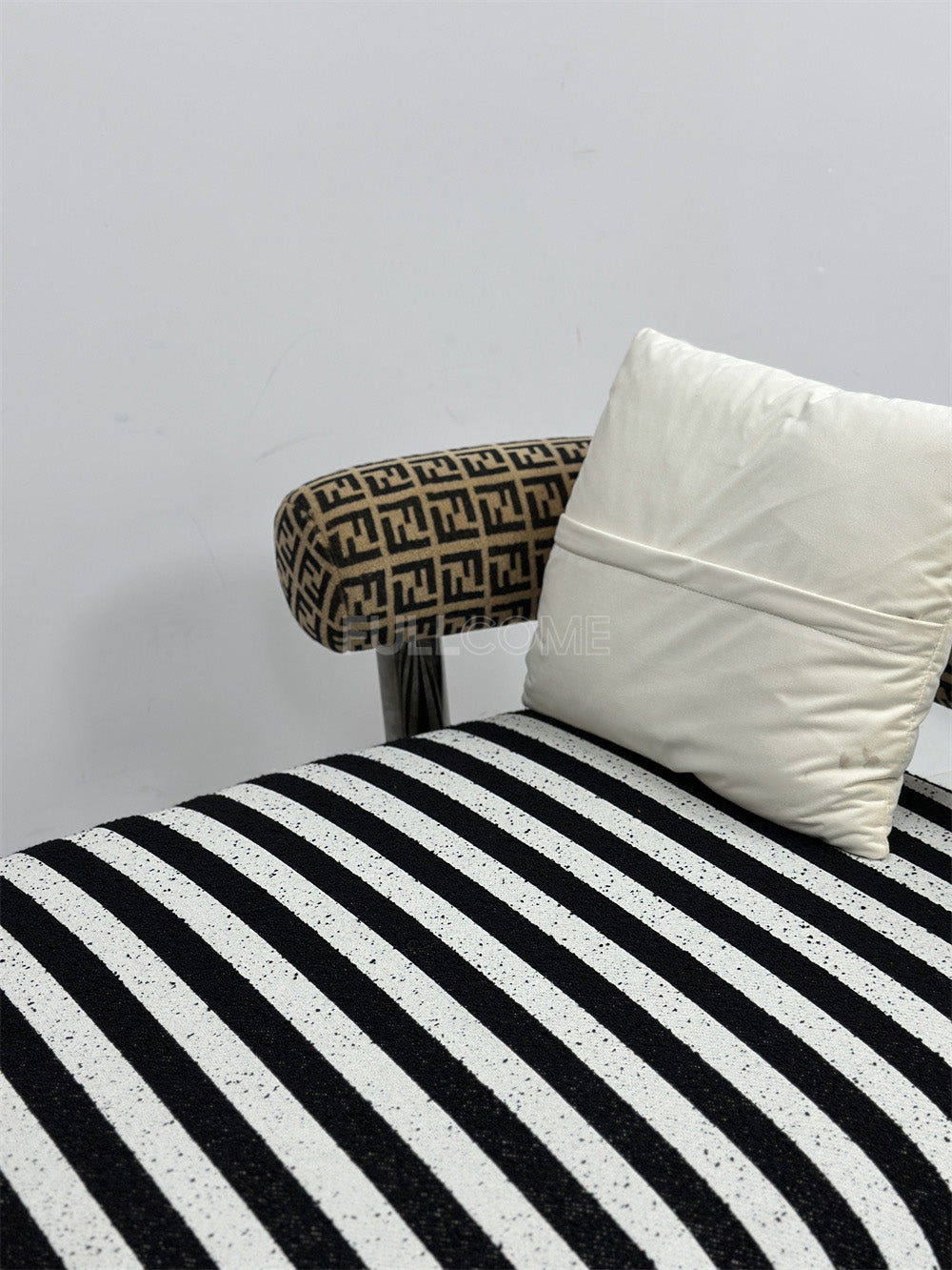 The Striped Bolster Chaise