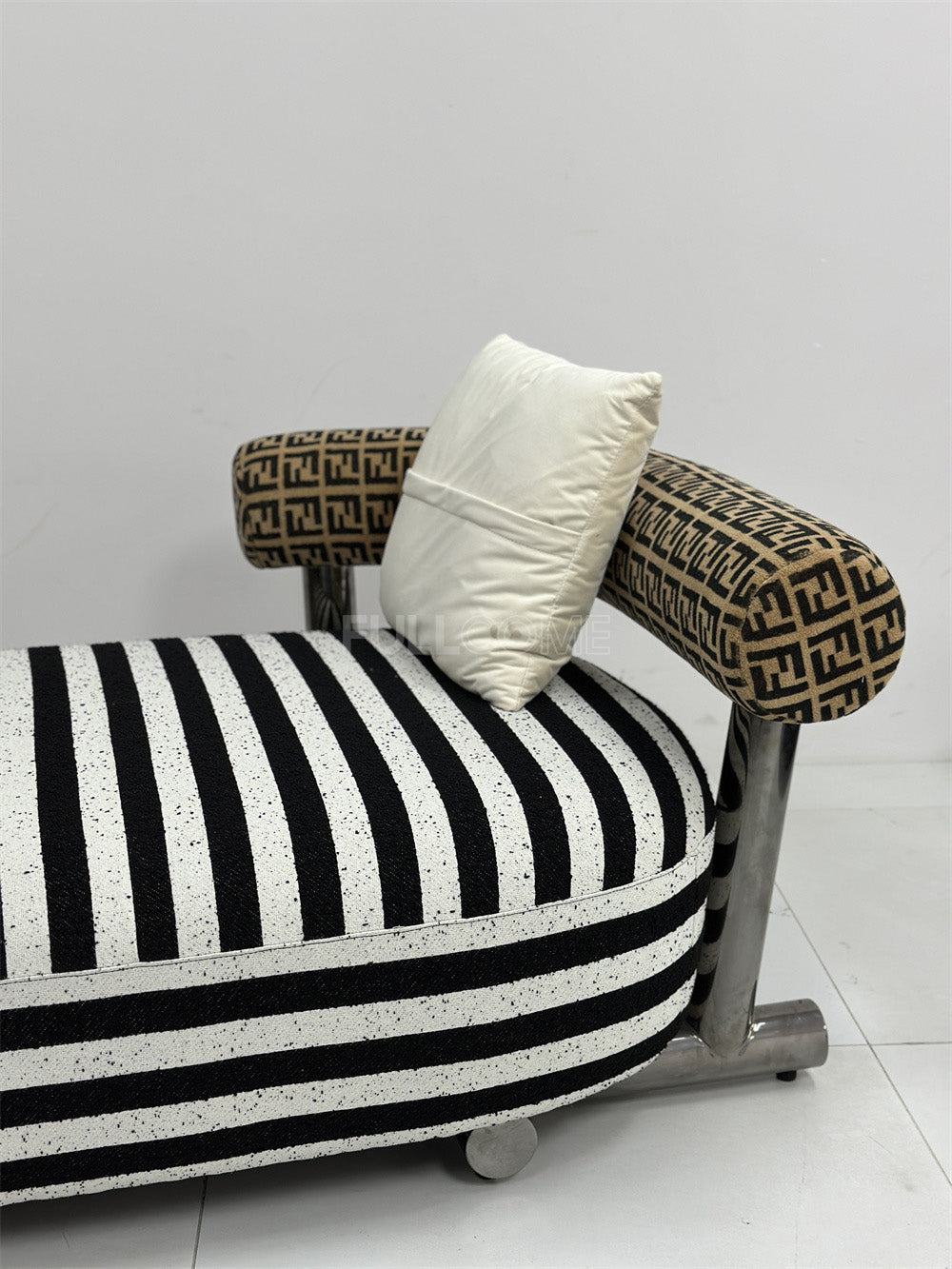 The Striped Bolster Chaise