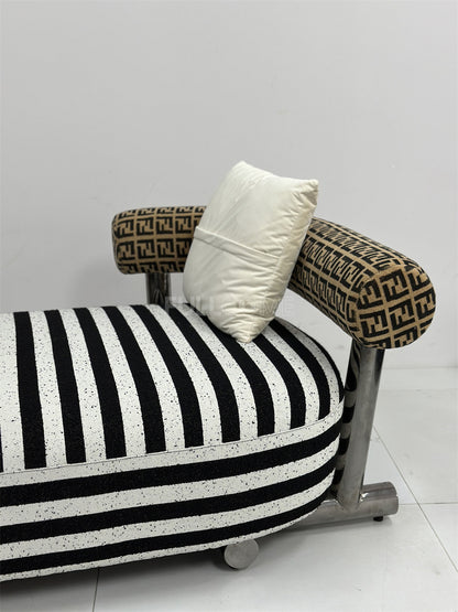 The Striped Bolster Chaise